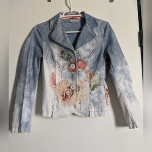 MIREN Floral Denim Jacket